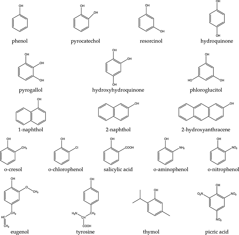 resorcinol condensed structural formula